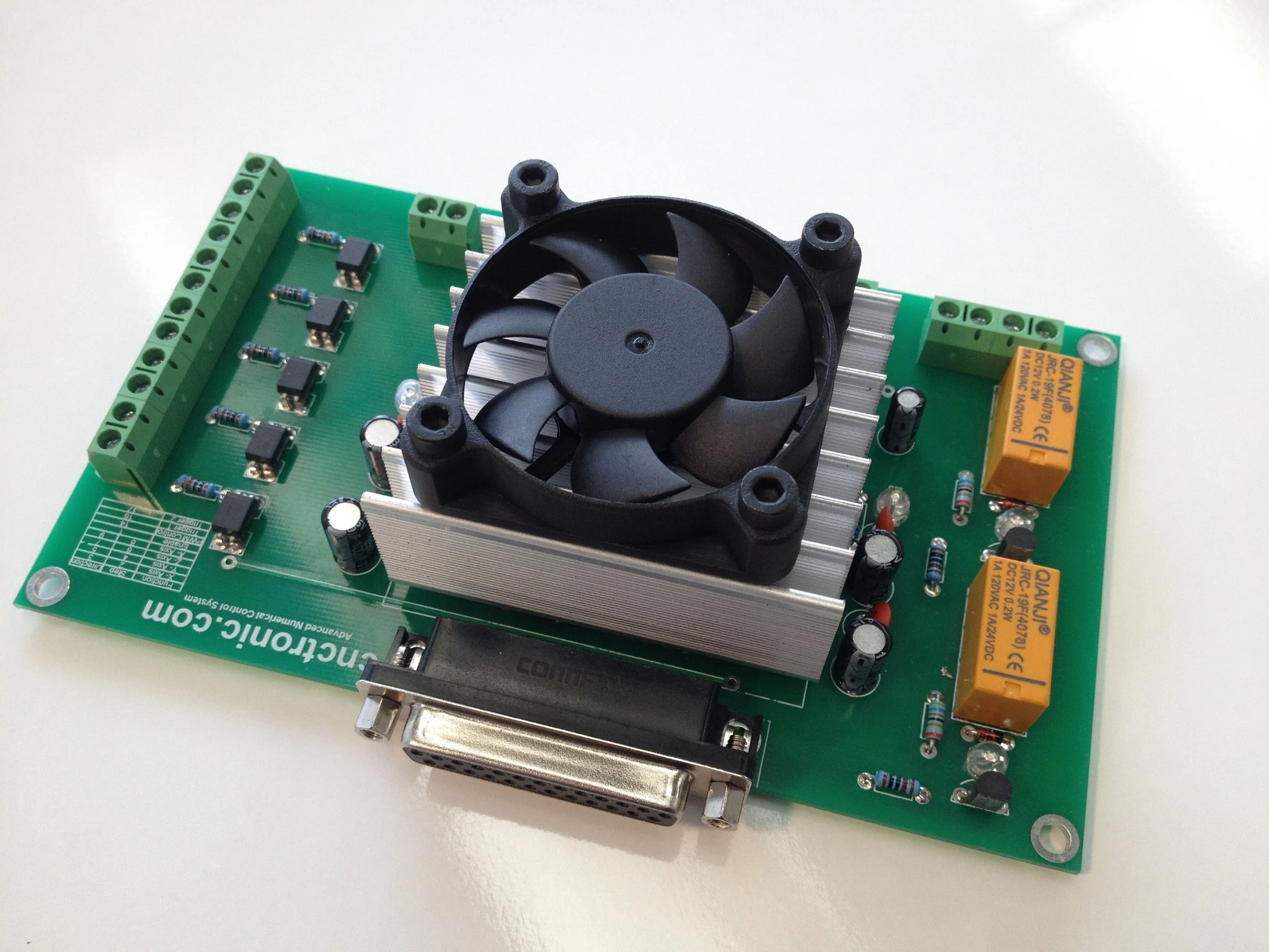 CNC kontrol kartı fan soğutmalı CNC controller kartı