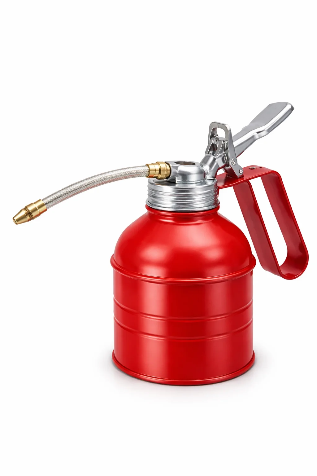 CNC makinelerinde vida mili ve lineer kızak yağlaması için kullanılan el tipi metal yağdanlık