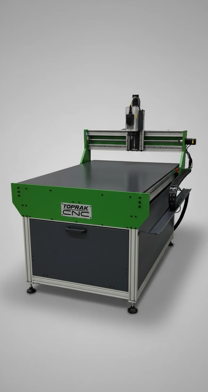 80x120 CNC Router Makinesi gövde detayı